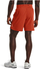 Pantallona të shkurtra vrapimi Under Armour Speedpocket Men, xhep i sigurt, material që thahet shpejt, portokalli