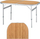 Tavolinë kampingu King Camp Bamboo, 120 x 80 cm, e palosshme, kafe