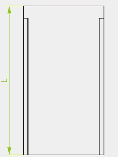 Kanaletë metalike për kabllo KCL200H60/3N, 200mm, 3m, e galvanizuar