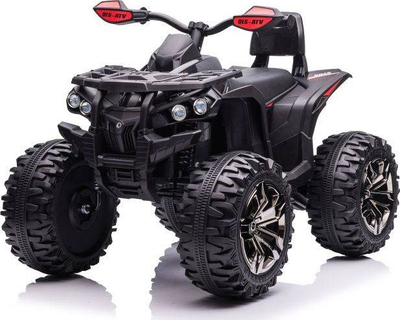 ATV електричен за деца Lean Cars QLS-3288, батерија 12V, тркала Soft EVA, црн