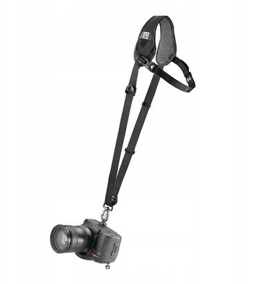 Rrip shpatulle për kamerë BlackRapid Curve Breathe, sling i rehatshëm ergonomik, për DSLR edhe mirrorless, i zi