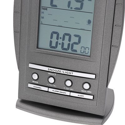Orë dixhitale me alarm MPM Quality Sunny C02.2758.92.RC, e hirtë