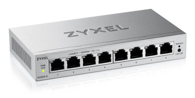 Switch rrjeti ZYXEL GS1200v3, 8 porta Gigabit, Web Managed, i zi