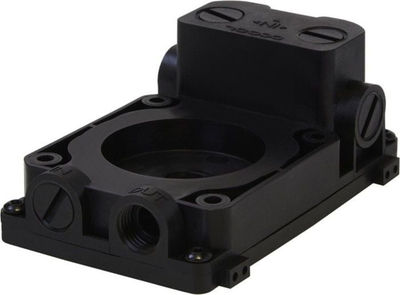 Rezervuar uji Alphacool ES 1U DDC, për pompa DC LT, G1/4", i zi