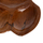 Enë tavoline dekorative peanut druri teak Φ30×4.5 cm (HM4272)