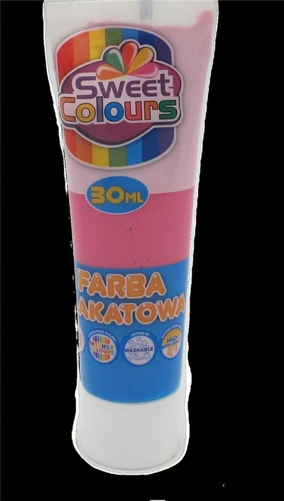 Ngjyrë poster Sweet Colours, 30ml, në tub, rozë