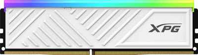 RAM ADATA XPG Spectrix D35G, 32GB DDR4 3200MHz, Dual Kit, RGB, e bardhë