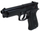Pistoletë airsoft Beretta M9 World Defender, sustë, 6mm, e zezë