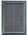 Grilë ventilimi Awenta T26AGR Classic, 140x210mm, plastikë, grafit