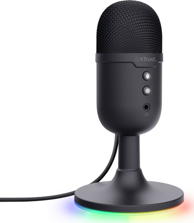 Микрофон Труст GXT 234 Јуникс, USB, за гејминг, црн