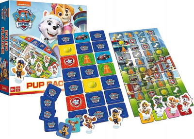 Loja me shoqni Trefl Pup Race PAW Patrol 02579, me letra kujtese, për kalamaj