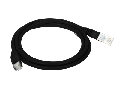 Kabllo rrjeti Alantec U UTP Cat 5e, 0.5m, PVC, e zezë
