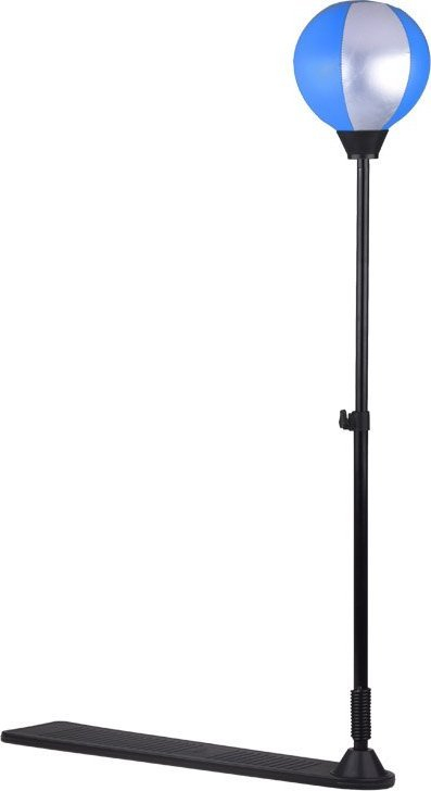 Set boksi për kalamaj, qese shpejtësie me qëndrim i rregullueshëm 81–123 cm, plastik, e zezë blu