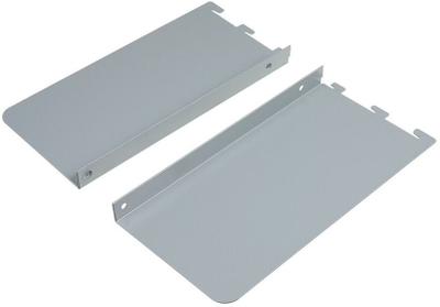 Mbajtëse rafti Dolle Bracket, 26 x 22.5 x 13 cm, set 2 copë, argjendtë