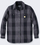 Жакна кошула Carhartt Twill за жени, за секојдневие, Black Grey