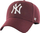Kapele bejsbolli 47 Brand New York Yankees MVP, e rregullueshme, burgundy