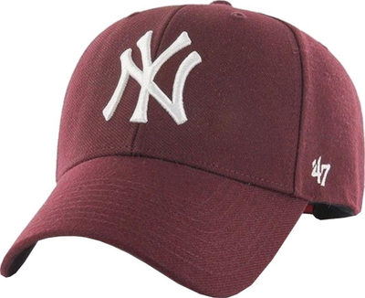 Kapele bejsbolli 47 Brand New York Yankees MVP, e rregullueshme, burgundy