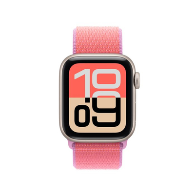 Apple Watch 40mm Sport Loop, Bright Guava (SEASONAL)