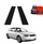 Folie mbrojtëse karboni për shtyllë B Audi A3 8L, 2in1, Hatchback 3 dyer, e zezë