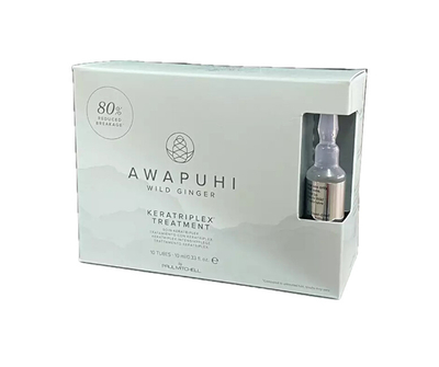 ПОЛ МИЧЕЛ Awapuhi Wild Ginger (Keratriplex третман) Третман за оштетена коса, 10 x 10 мл