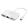 Адаптер USB C J5create JCA351 N, HDMI 4K, Етернет, Power Delivery, бел