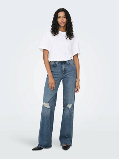 Фармерки Only ONLJUICY Wide Leg, сини