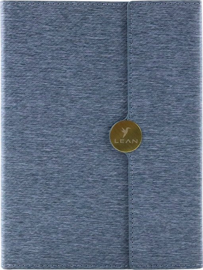 Fletore A5 Leantoys Notes Lean, format A5, gri argjendtë
