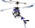 Helikopter me telekomandë Leantoys Flying R/C, GYRO, 3 kanale, shumëngjyrësh