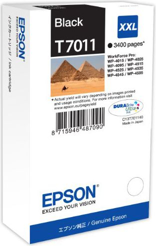 Ngjyrë origjinale Epson C13T70114010, e zezë