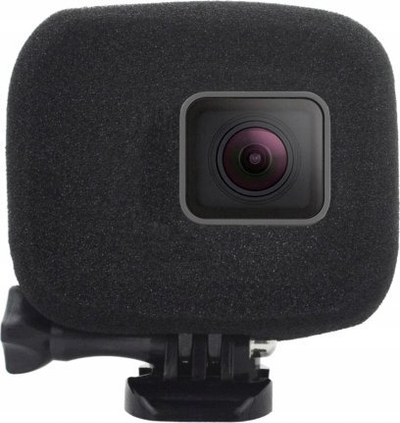 Mbulesë Xrec Wind Shield për GoPro Hero 5 6 7 Black, shtesë kundra zhurmës së erës, ngjyrë e zezë