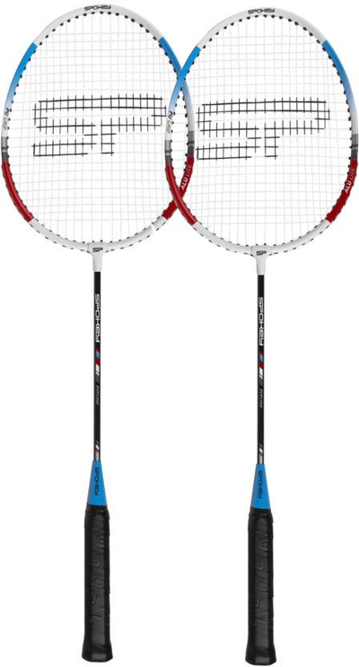 Set badminton Spokey FIT ONE 922909, 2 raketa alumini, 95-105 g, shumëngjyrësh