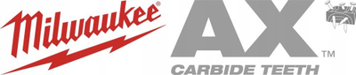 Tehe sharre reciproke Milwaukee AX me dhëmbë karbidi, 6", set 5 copë, të kuqe