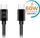 Кабел USB-C во USB-C Forever, 60W Power Delivery, 1m, црн