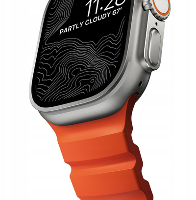 Byzylyk ore Apple Rocky Point Band, 46mm 49mm, gome FKM, Magma