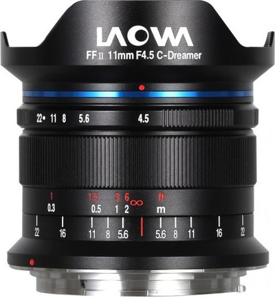 Objektiv Laowa 11mm F4.5 FF RL, Canon RF, ultra i gjerë, ngjyrë e zezë