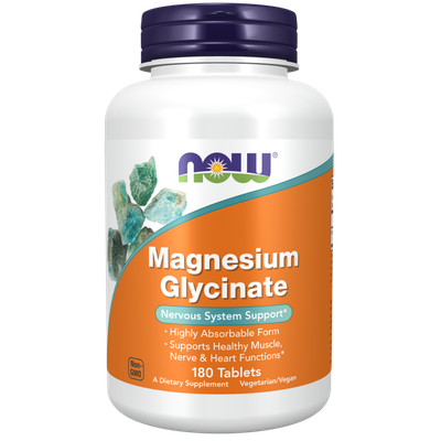 Magnesium Glycinate 2000 mg NOW Foods, 180 tableta