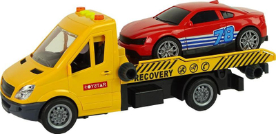 Lodër kamion bllokues Lean Sport Tow Truck, me rampë, drita dhe tinguj