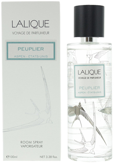 Spraj ambienti Lalique Peuplier Aspen États Unis, 100ml, aromë drunore, transparent