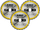 Set tehe sharre rrethore DeWalt DT1962, 216mm 30mm, 3 copë, argjendtë