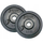 Disqe peshe Best Sporting, 2x2.5kg, gize, vrimë 30mm, të zeza