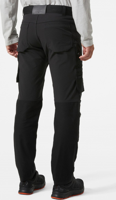 Pantallona pune Helly Hansen Oxford 4X, elastike, me xhepa për punë, të zeza