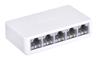 Switch rrjeti Mercusys MS105, 5 porta, 10/100 Mbps, i bardhë