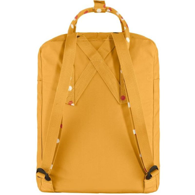 Shpinë Fjällräven Kånken Ochre Confetti, Vinylon F, 16L, e verdhë