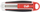 Thikë sigurie WEDO Safety Cutter Long Blade, teh 18 mm, plastike, e kuqe e zezë