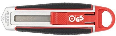 Thikë sigurie WEDO Safety Cutter Long Blade, teh 18 mm, plastike, e kuqe e zezë