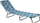 Shezlong plazhi NILS NC1641, palos, 186x53 cm, blu me palma