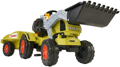 Makinë lodër me pedale Smoby Claas Celtis Loader 56553, me rimorkio, jeshile