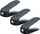 Organizues këpucësh Lifetime X3, set 3 copë, plastikë, i zi