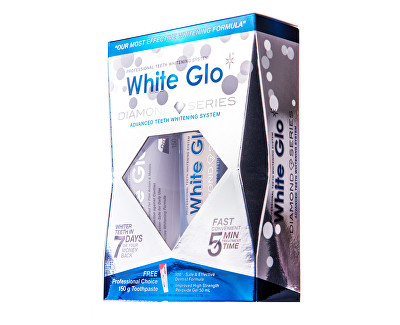 Set për zbardhjen e dhëmbëve White Glo DIAMOND SERIES