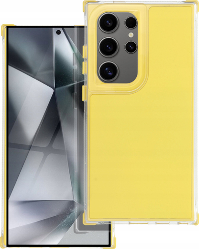 Futera mbrojtëse Matrix për Samsung Galaxy A05s, TPU i butë, kundër gërvishtjeve, e verdhë